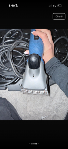 Tosatrice heiniger a corrente 