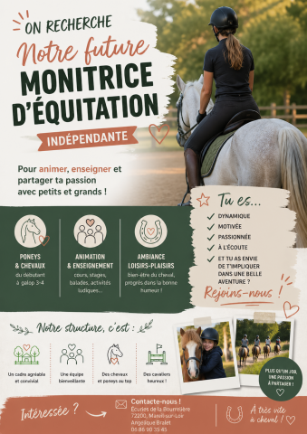 Istruttore di equitazione - Altro contratto Altro - Sarthe Francia