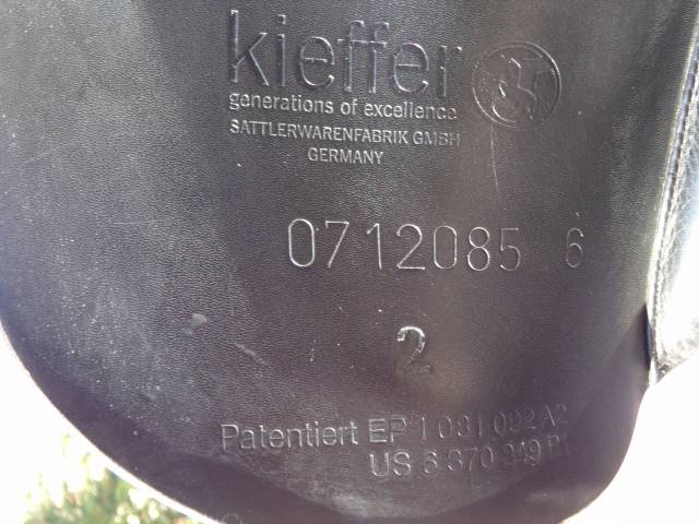 Sella da dressage Kieffer Amsterdam Exclusiv 17.5" - 2007