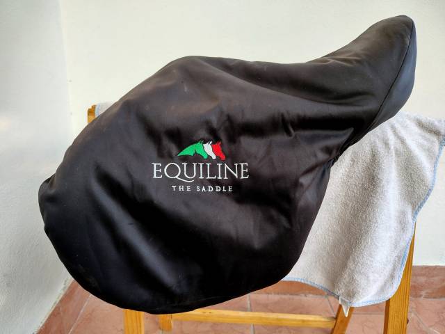 Sella Equiline color nero, 17'', anno 2018