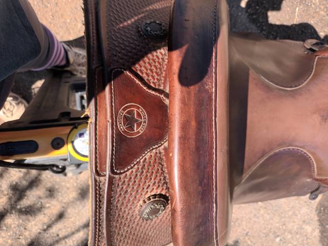 Sella western WOW White star saddlery  17.5" - 2008
