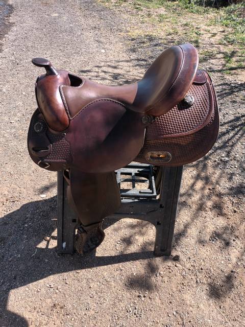Sella western WOW White star saddlery  17.5" - 2008