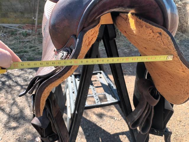 Sella western WOW White star saddlery  17.5" - 2008