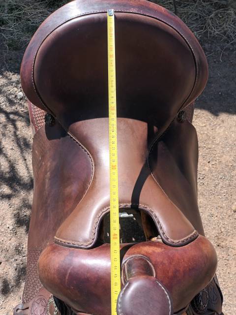 Sella western WOW White star saddlery  17.5" - 2008