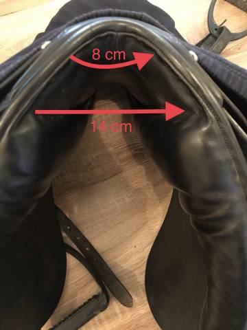Sella da dressage Euroriding Diamante 17.5" - 2020
