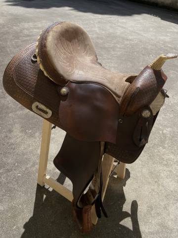 SELLA WESTERN BARREL 15&rdquo; OTTIME CONDIZIONI