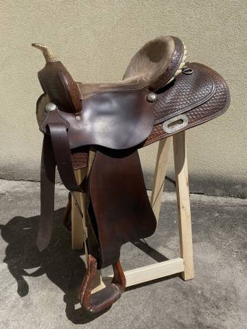 SELLA WESTERN BARREL 15&rdquo; OTTIME CONDIZIONI