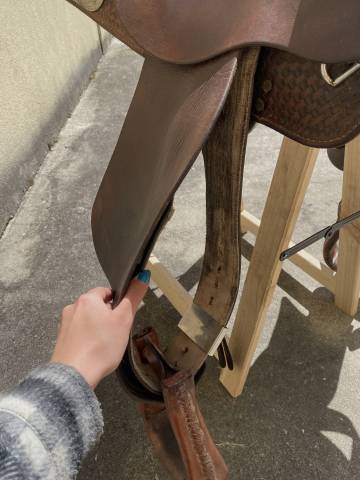 SELLA WESTERN BARREL 15&rdquo; OTTIME CONDIZIONI