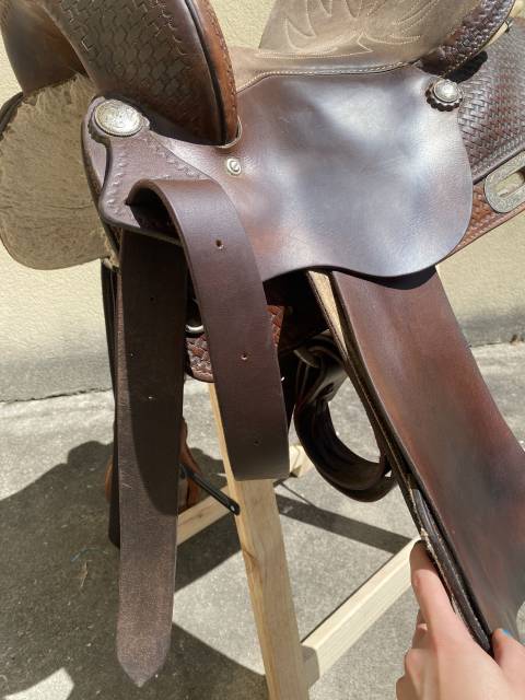 SELLA WESTERN BARREL 15&rdquo; OTTIME CONDIZIONI