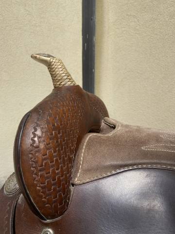 SELLA WESTERN BARREL 15&rdquo; OTTIME CONDIZIONI