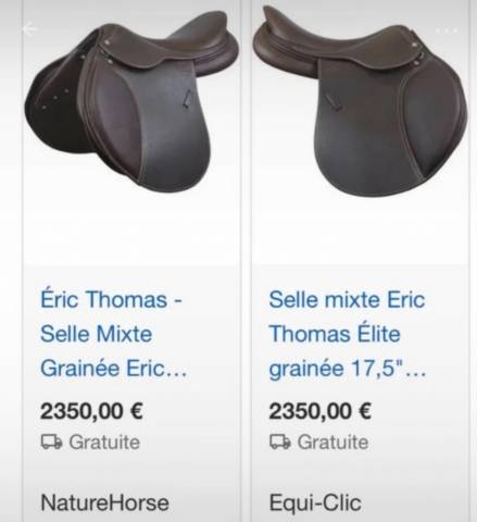 Sella mista Eric Thomas  17" - 2018