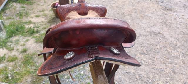 Sella western  Hereford brand by tex tan 17.5" - 2000
