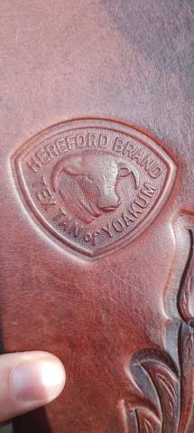 Sella western  Hereford brand by tex tan 17.5" - 2000