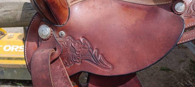 Sella western  Hereford brand by tex tan 17.5" - 2000