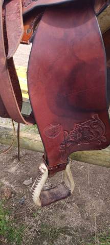 Sella western  Hereford brand by tex tan 17.5" - 2000