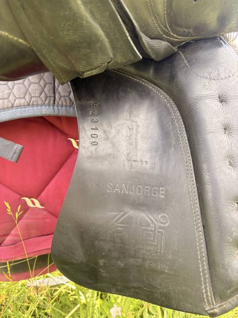 Sella da dressage Zaldi  17" - 2010