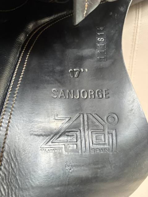 Sella da dressage Zaldi  17" - 2012