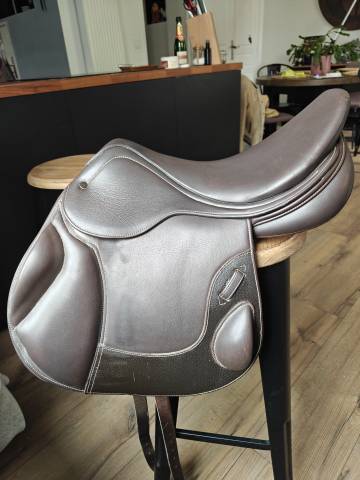 Sella mista Equip'Horse SELLE PARCOURS MONOQUARTIER 17.5" - 2023