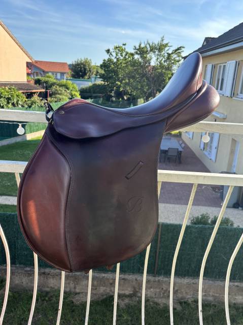 Sella mista Bates Caprilli b&acirc;tes  17.5" - 2014