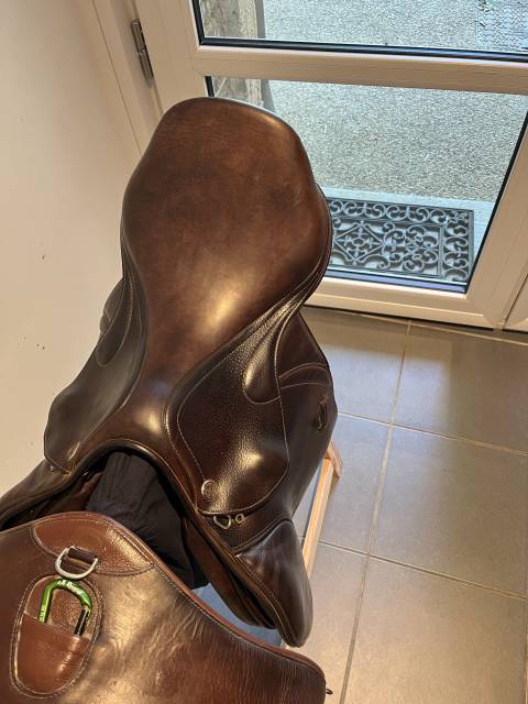 Sella da salto ostacoli Prestige Italia Meredith  17" - 2013