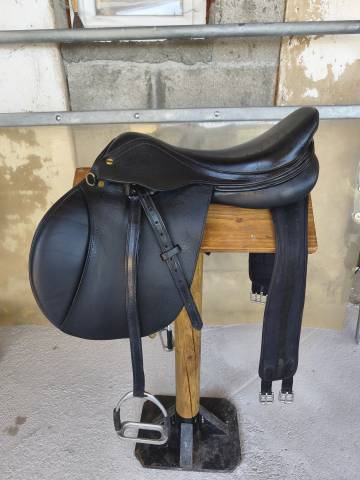 Sella mista Henri de Rivel  17.5" - 1996