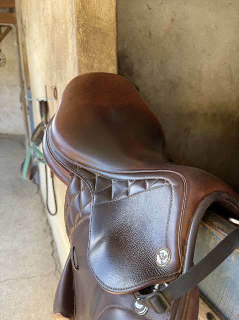Sella da salto ostacoli Prestige Italia DX CROSS  17" - 2008