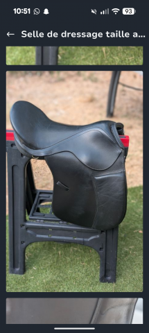 Sella da dressage   17.5" - 2015