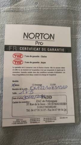 Sella mista Norton  17.5" - 2022