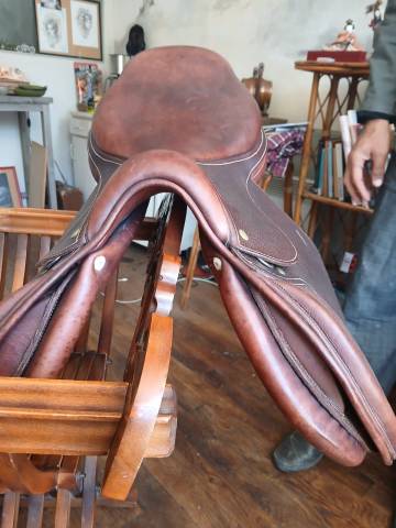 Sella da salto ostacoli Delgrange Cso plate 17'5 17.5" - 2025