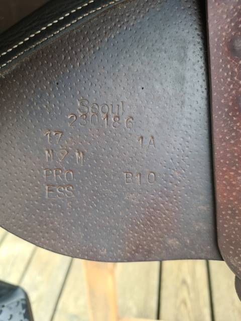 Sella da salto ostacoli Forestier  17" - 2023