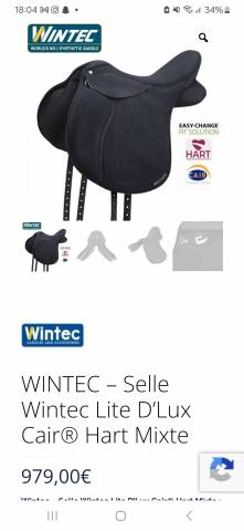 Sella mista Wintec  17.5" - 2018