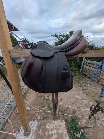 Sella da cross  SCB - Sellerie C&ocirc;te Basque  17.5" - 2018