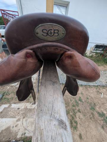 Sella da cross  SCB - Sellerie C&ocirc;te Basque  17.5" - 2018