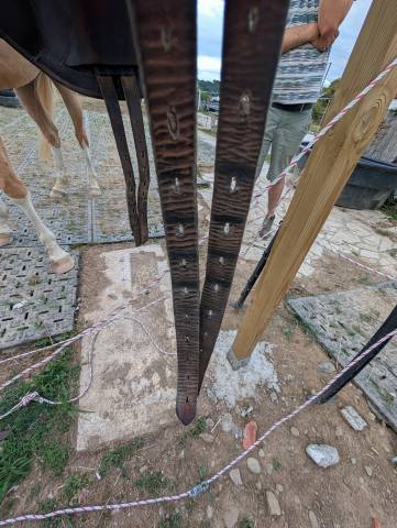 Sella da cross  SCB - Sellerie C&ocirc;te Basque  17.5" - 2018