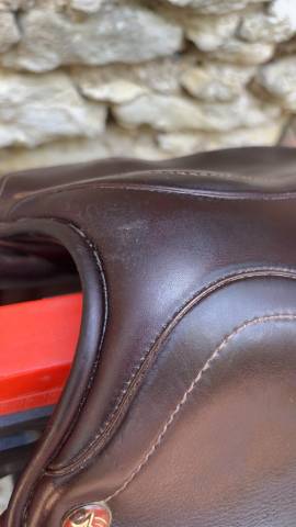 Sella da salto ostacoli Prestige Italia Michel Robert 17.5" - 2012