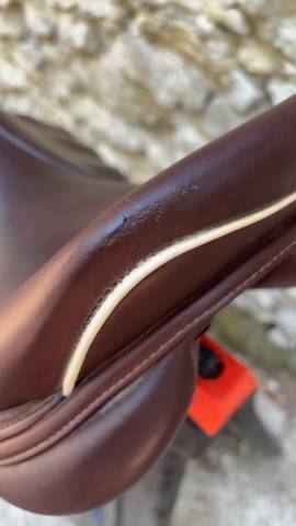 Sella da salto ostacoli Prestige Italia Michel Robert 17.5" - 2012
