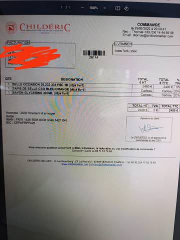 Sella mista Childeric  18" - 2020