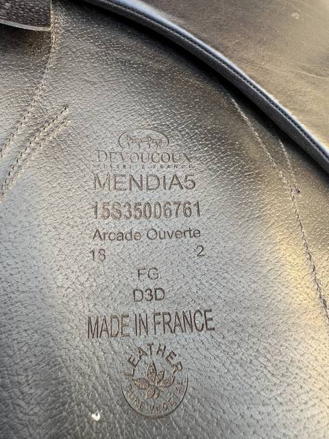 Sella da dressage Devoucoux  18" - 2015
