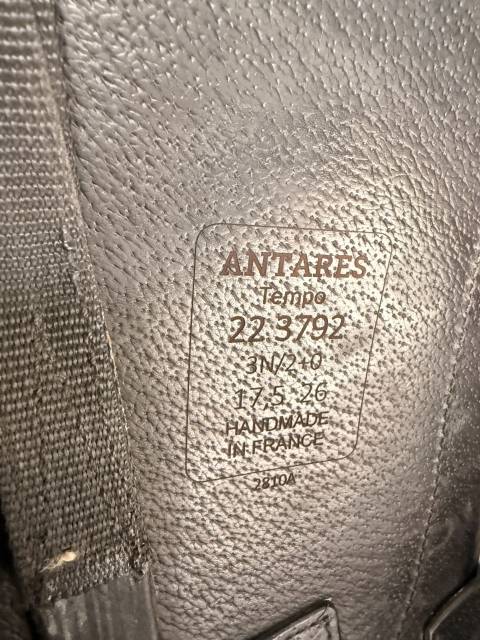 Sella da dressage Antar&egrave;s  17.5" - 2022