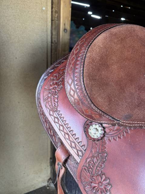 Sella western  HWEST saddlery  17.5" - 2017