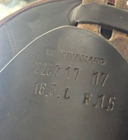 Sella da salto ostacoli Time Rider  16.5" - 2021