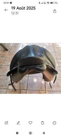Sella da dressage Bates  17.5" - 2017
