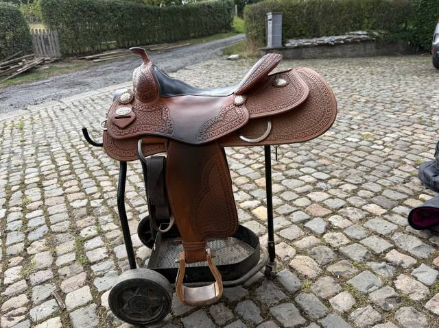 Sella western  Cattleman's - Reining 17" - 2019