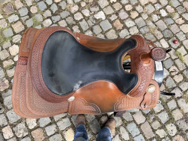 Sella western  Cattleman's - Reining 17" - 2019