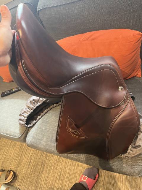 Sella da salto ostacoli Erreplus JF 17" - 2020