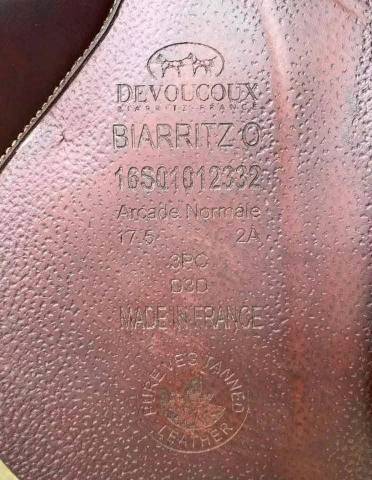 Sella mista Devoucoux  17.5" - 2016