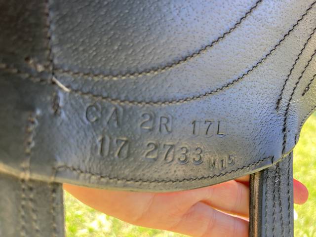 Sella da dressage Antar&egrave;s  17" - 2020