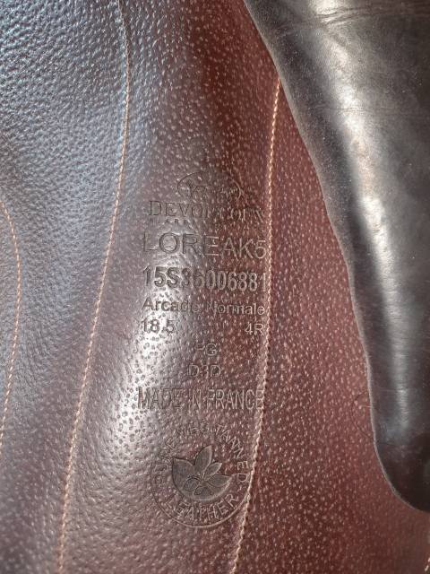 Sella da dressage Devoucoux  18.5" - 2015