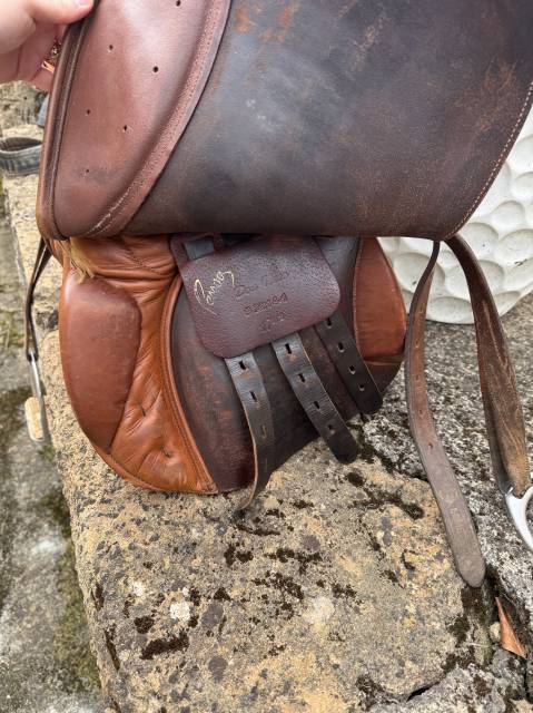 Sella da salto ostacoli Prestige Italia  17.5" - 2014