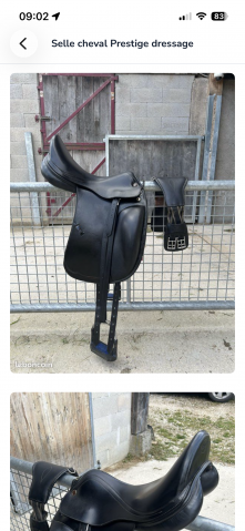 Sella da dressage Prestige Italia  17" - 2015
